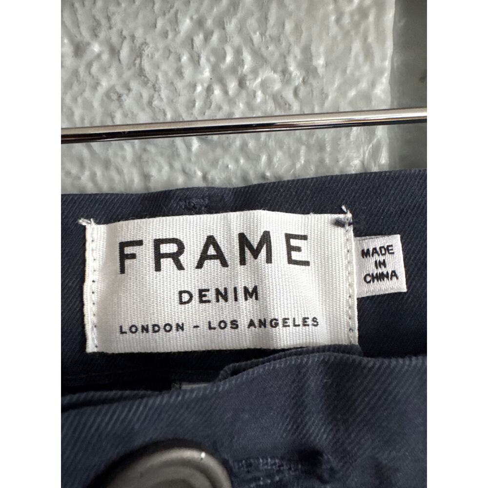 NWT Frame L'Homme Slim Cotton Twill in Navy size 36x34 - Picture 3 of 5